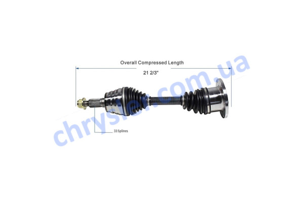 CARDONE SELECT 661325 Піввісь передня