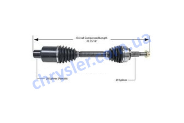 CARDONE SELECT 663418 Піввісь передня