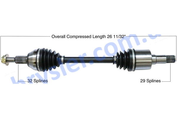 CARDONE SELECT 663553 Піввісь передня