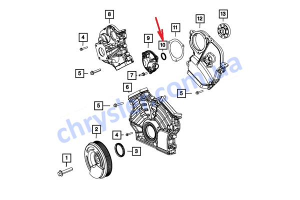 CHRYSLER 68147515AA Сальник CHRYSLER 68147515AA Сальник