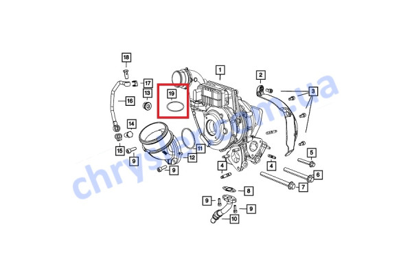 CHRYSLER 68510497AA Сальник CHRYSLER 68510497AA Сальник
