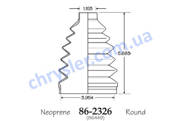 EMPI 862326D Пильовик ШРКШ