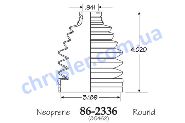 EMPI 862336D Пильовик ШРКШ