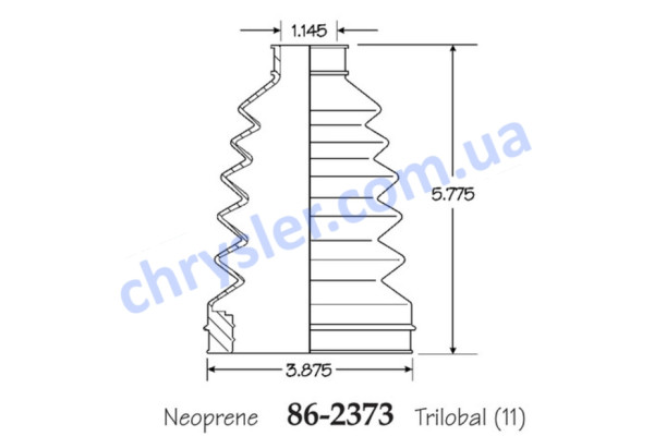 EMPI 862373D Пильовик ШРКШ