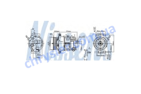 NISSENS 890030 Компресор кондиціонера