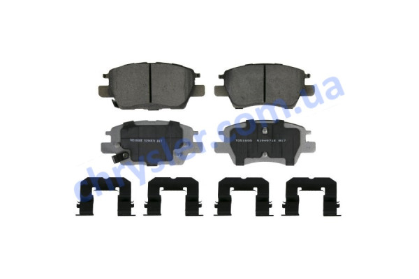 WAGNER QC1844 Колодки гальмівні