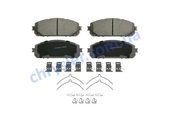【mi-sk】 Купити ZD1843 Колодки гальмівні JEEP CHEROKEE - Chrysler